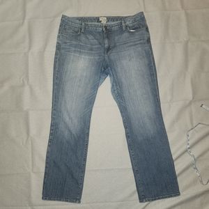 GAP Curvy Straight Blue Jeans 16/33R